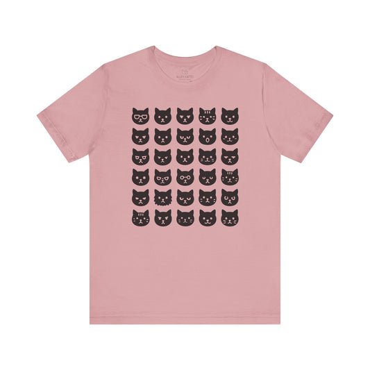 Cat Face Expressions T-Shirt
