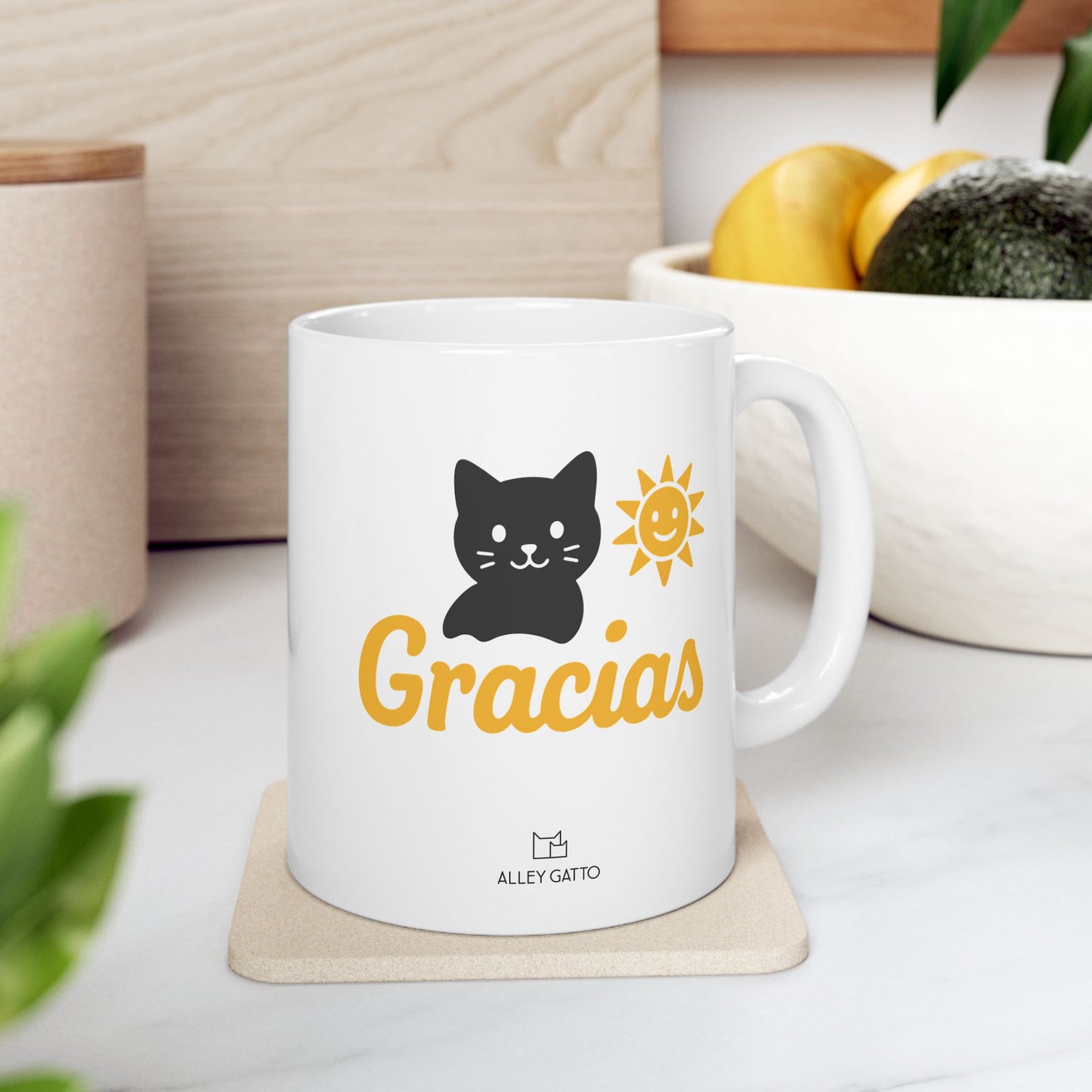 Gracias Cat Mug