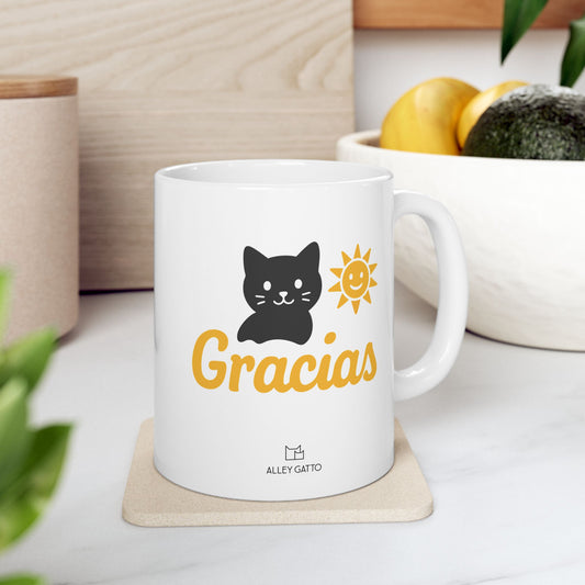 Gracias Cat Mug