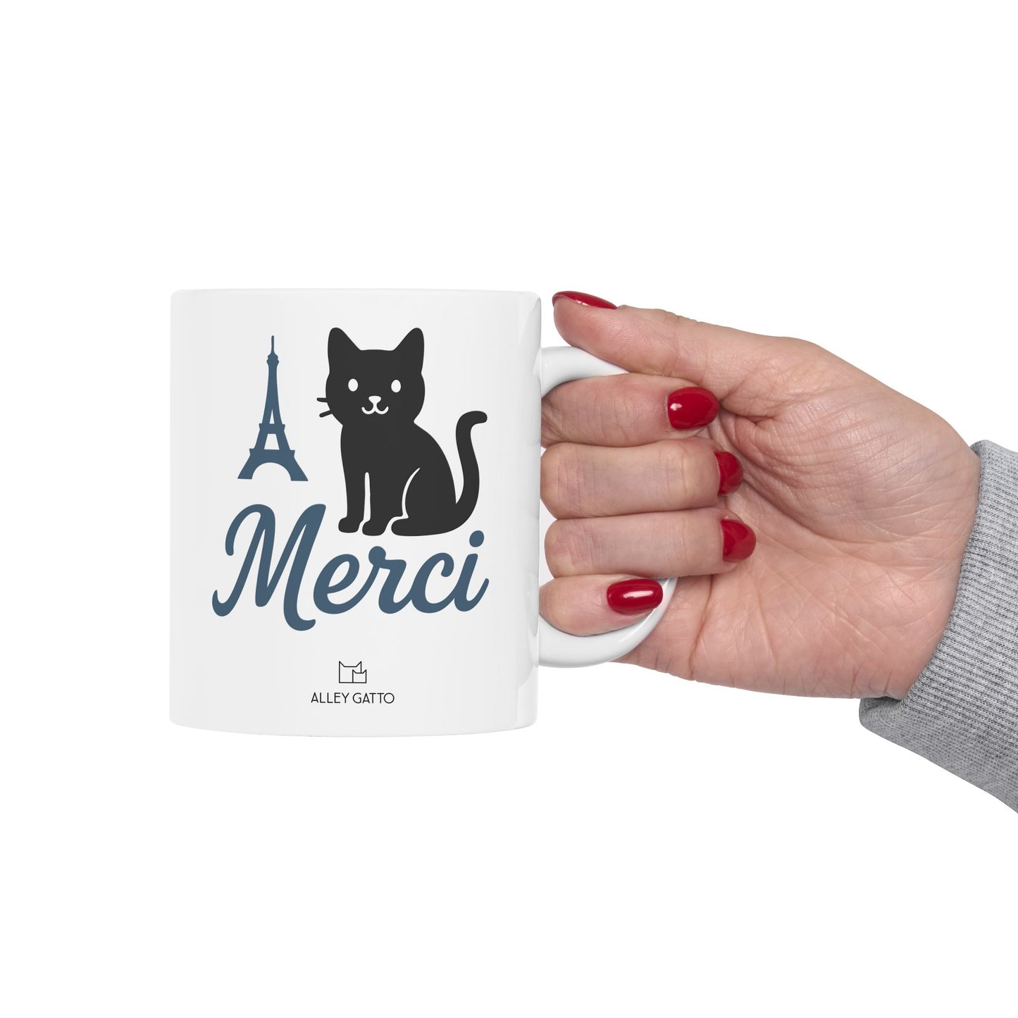 Merci Cat Mug