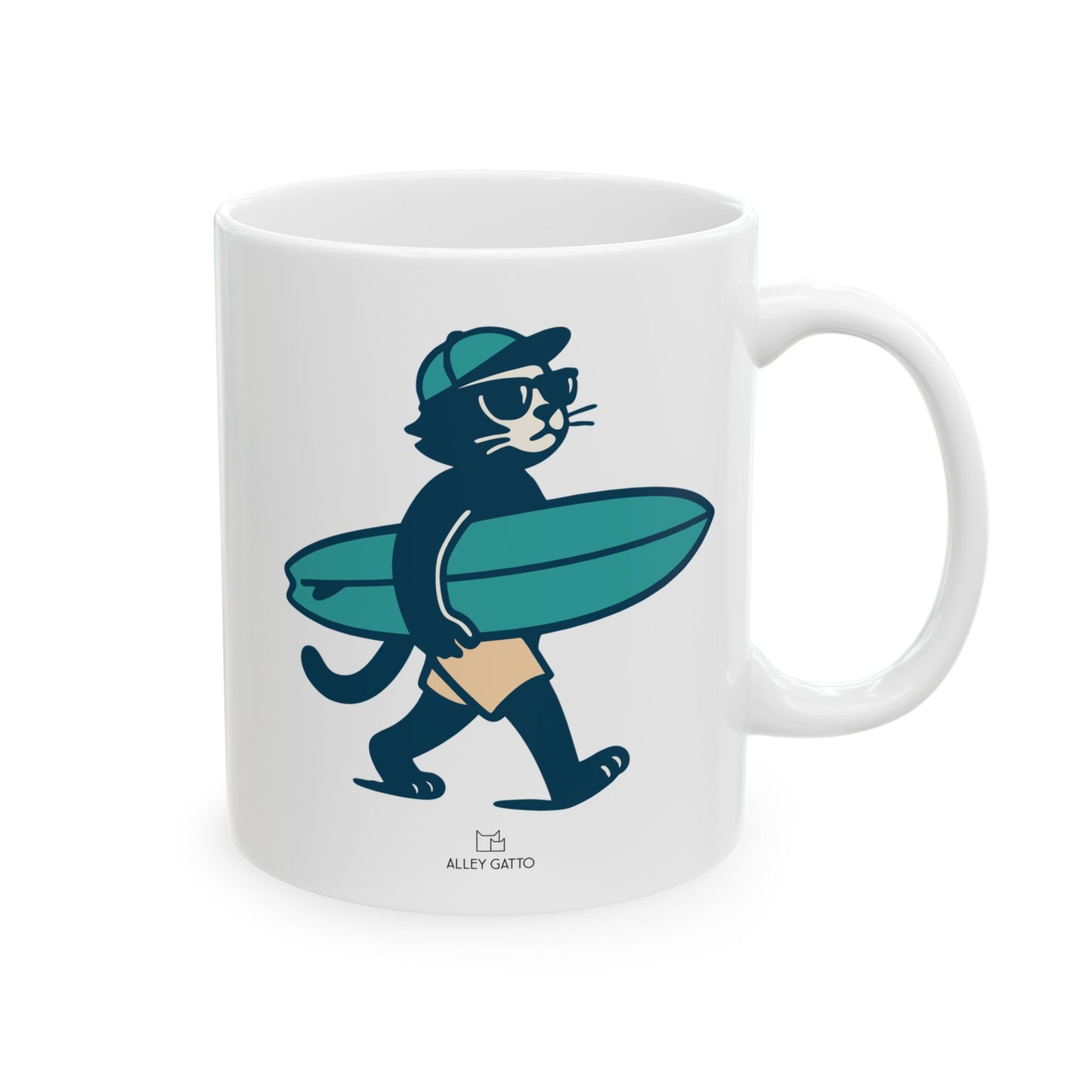 Alley Gatto Surf Club Mug