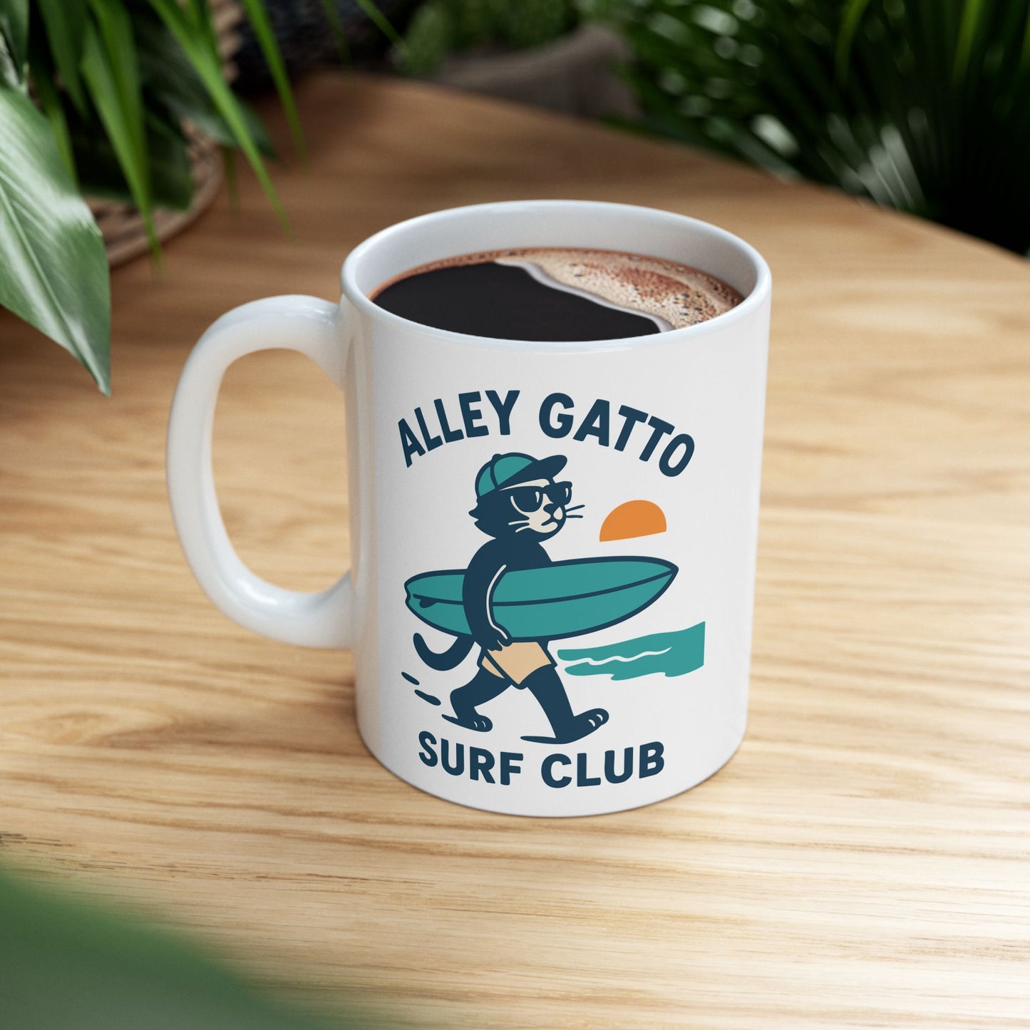 Alley Gatto Surf Club Mug