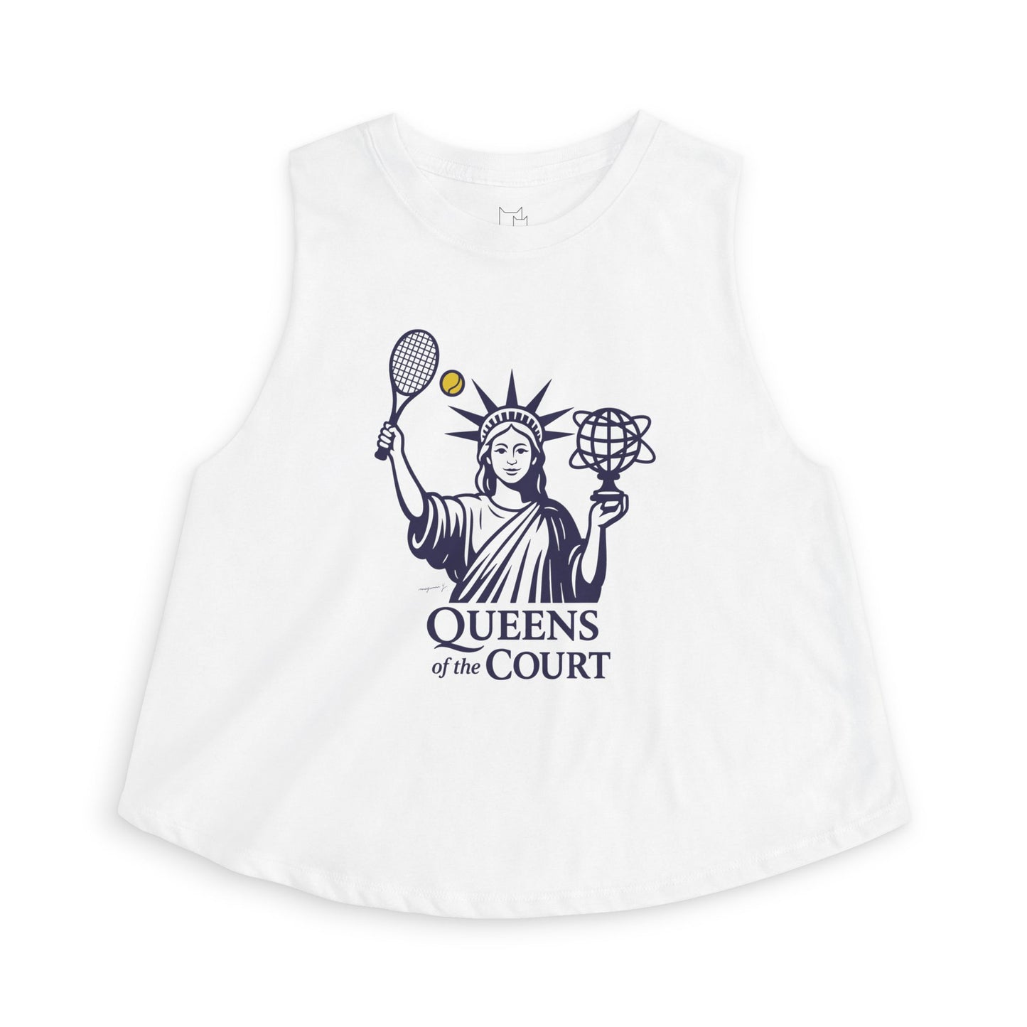 Queens of the Court Cropped Tank Top