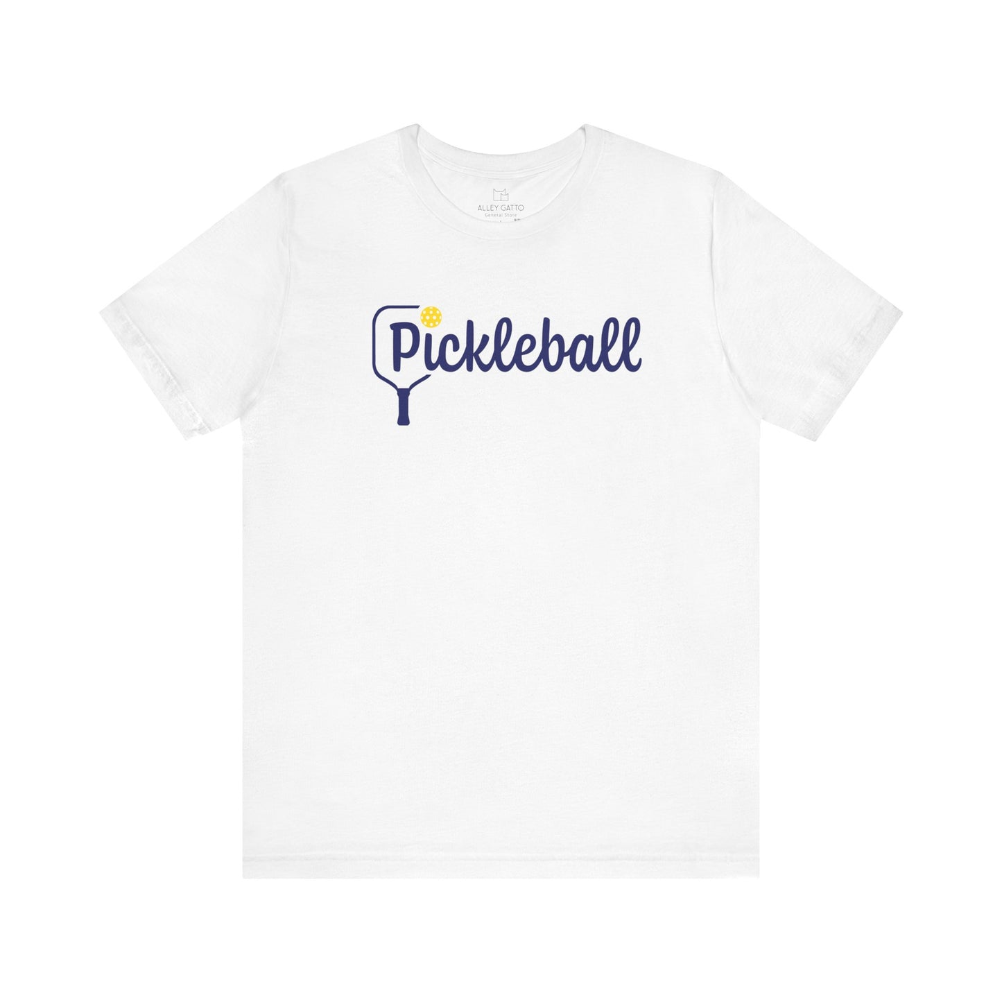 Pickleball Paddle Script Logo T-Shirt