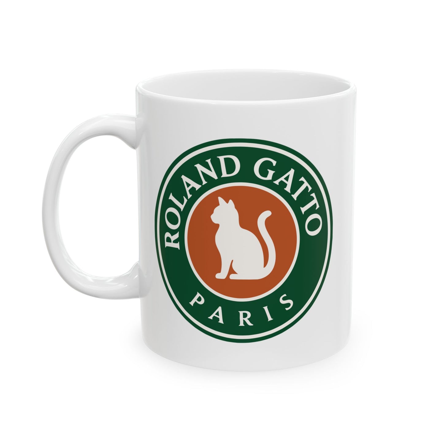 Roland Gatto Paris Cat Tennis Mug