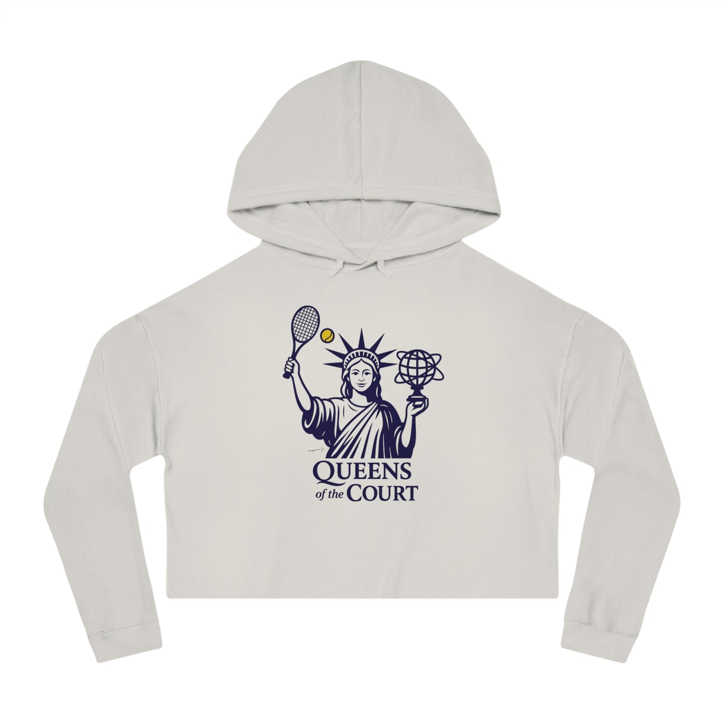 Queens of the Court Cropped Hoodie