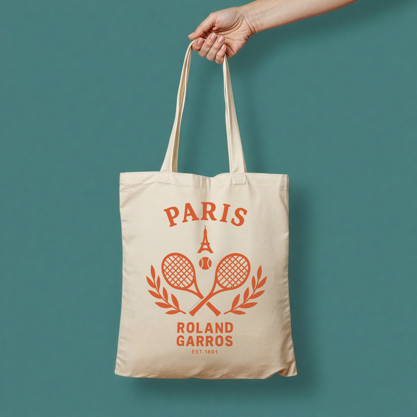 Tennis Lover Paris Lover Canvas Tote Large Capacity Storage French Style Sport Accessory Tennis Player Essential Classic Design Elements Court Fashion Collection Travel Ready Solution Elegant Gift Choice Quality Sport Bag Tennis